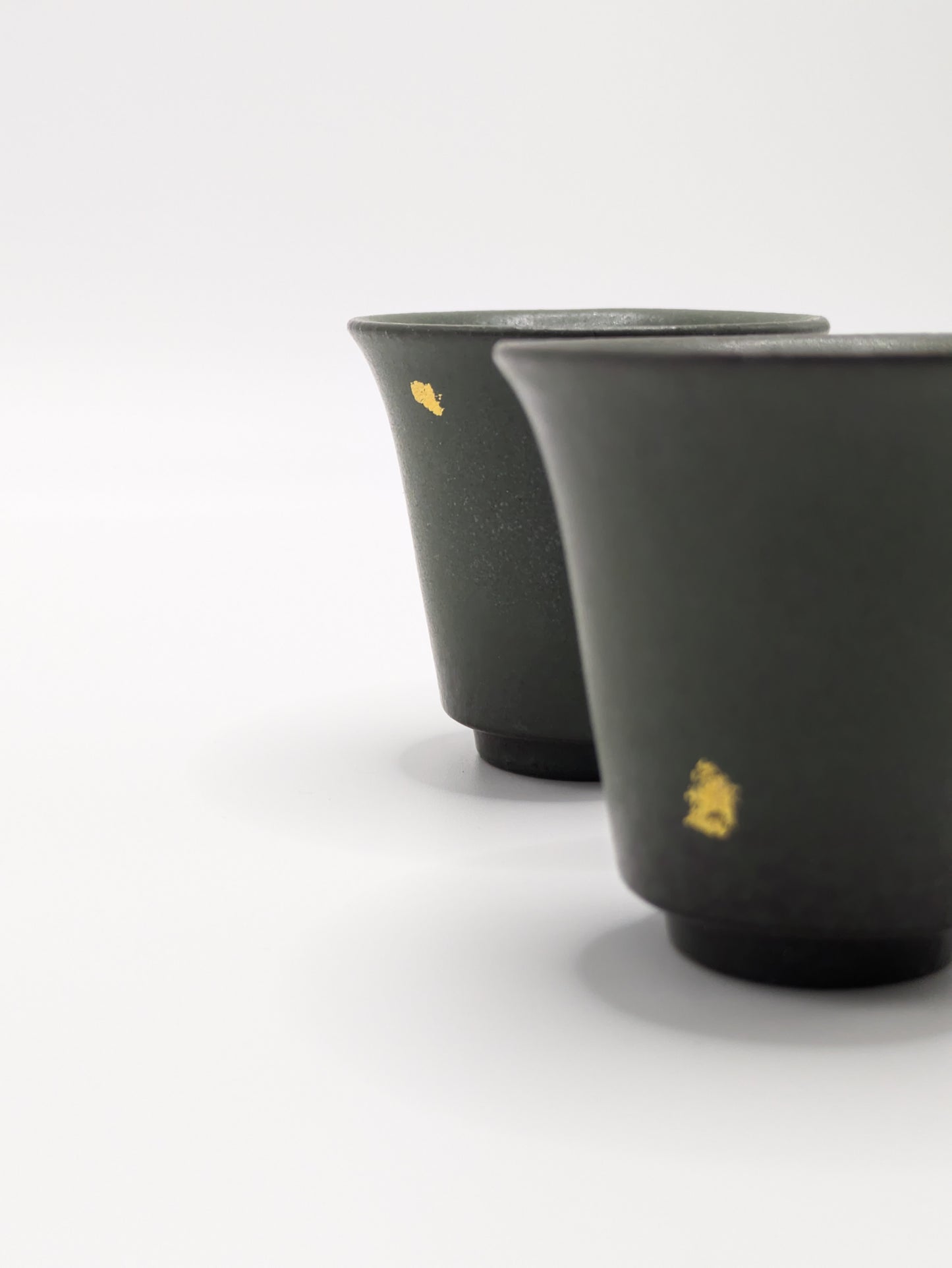 Tasse à Thé En Argile De Roche Vert Mousse